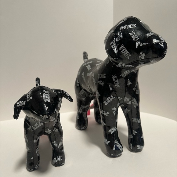Pink by Victoria’s Secret Set of 2 Vinyl Dogs - Picture 2 of 7